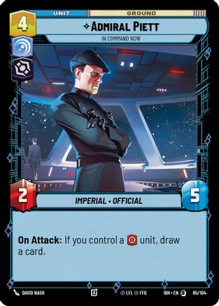 Admiral Piett - In Command Now (65/104) (65/104) - Intro Battle Hoth