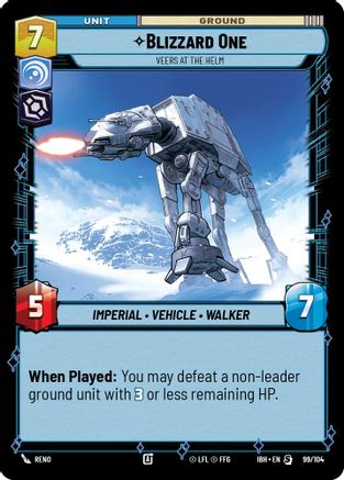 Blizzard One - Veers at the Helm (99/104) - Intro Battle Hoth
