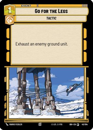 Go for the Legs (45/104) (45/104) - Intro Battle Hoth