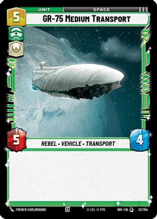 GR-75 Medium Transport (33/104) (33/104) - Intro Battle Hoth