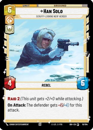 Han Solo - Scruffy-Looking Nerf Herder (10/104) - Intro Battle Hoth