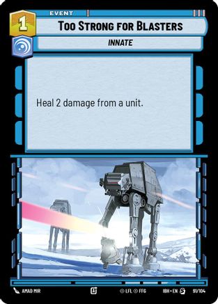 Too Strong for Blasters (91/104) (91/104) - Intro Battle Hoth