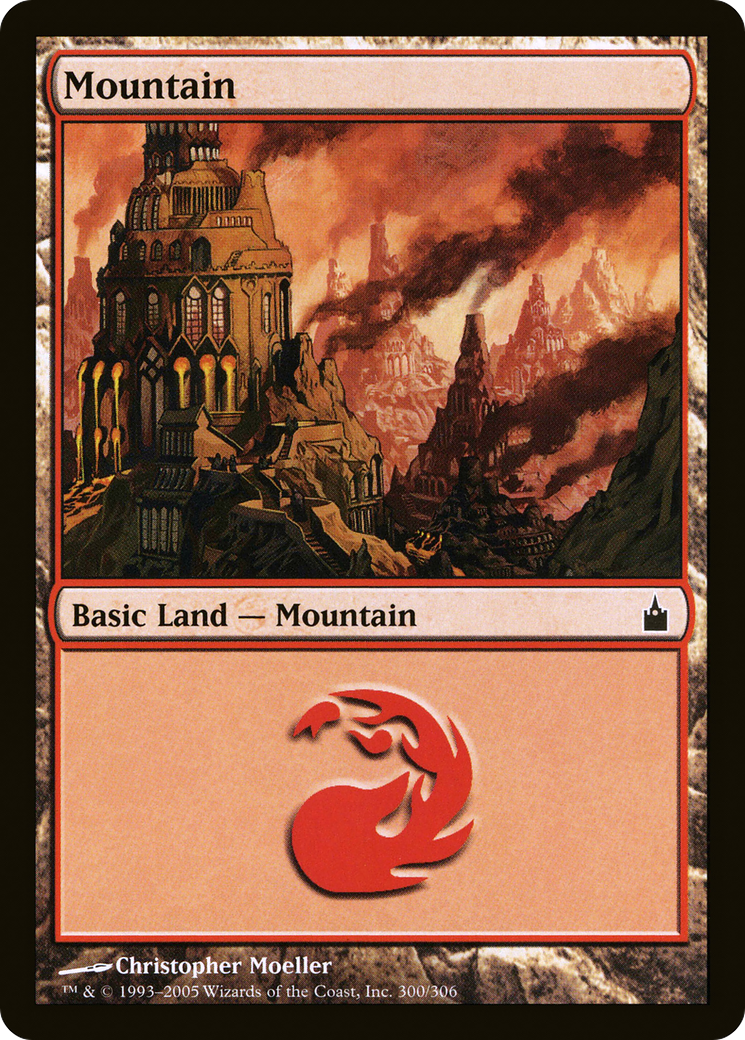 Mountain (300) (RAV-300) - Ravnica: City of Guilds