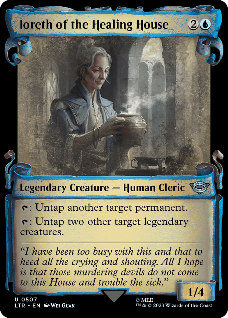 Ioreth of the Healing House (Showcase Scrolls) (LTR-507) - The Lord of the Rings: Tales of Middle-earth: (Showcase) Foil