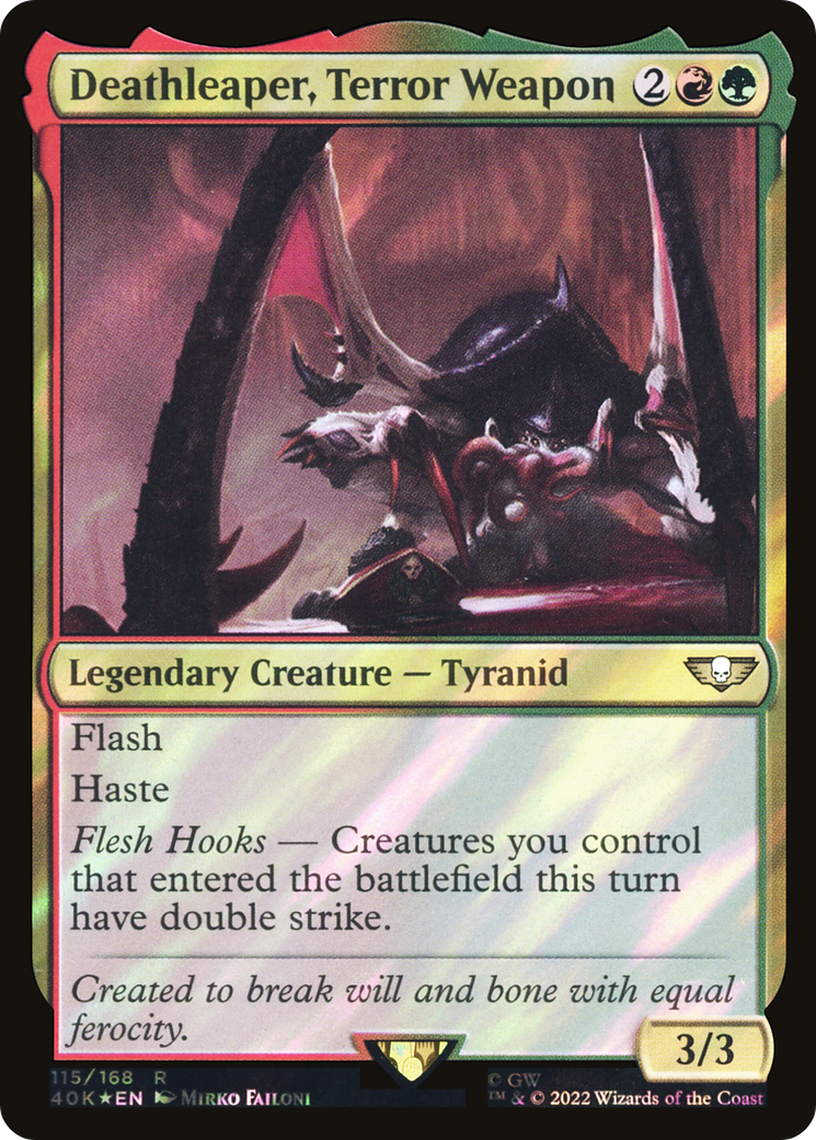 Deathleaper, Terror Weapon (Surge Foil) (40K-115★) - Warhammer 40,000 Commander Foil