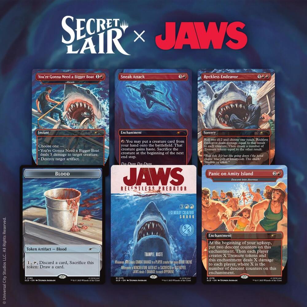 Magic the Gathering - Secret Lair x Jaws: Terror of Amity Island - Non-Foil Edition