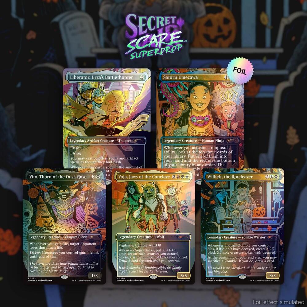 Magic the Gathering - Secret Lair Drop: Trick or Treat - Rainbow Foil Edition