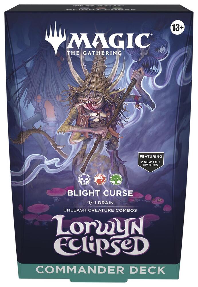 Magic the Gathering - Lorwyn Eclipsed - Blight Curse Commander Decks