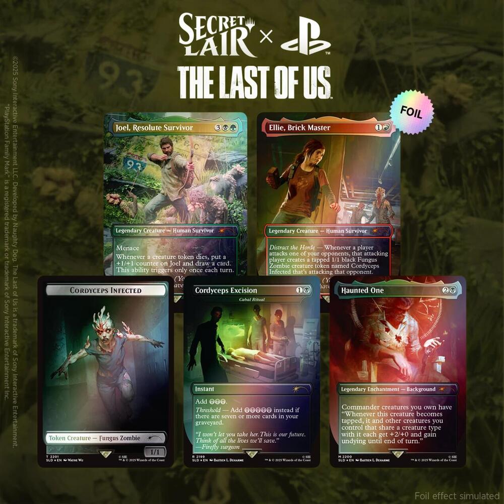 Magic the Gathering - Secret Lair x The Last of Us Part I - Rainbow Foil Edition