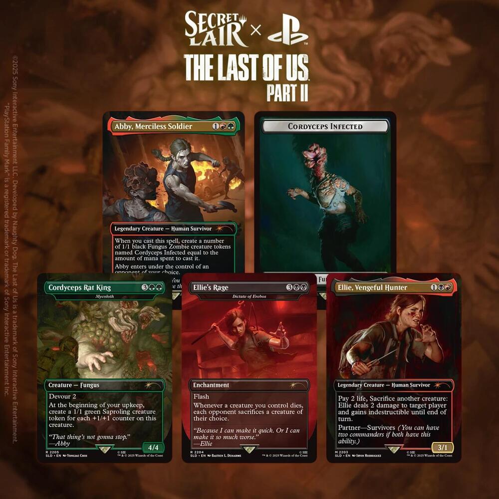 Magic the Gathering - Secret Lair x The Last of Us Part II - Non-Foil Edition