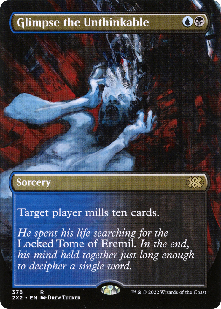 Glimpse the Unthinkable (Borderless) (2X2-378) - Double Masters 2022 (Borderless)