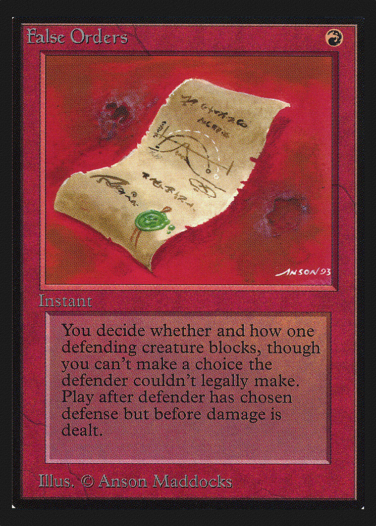 False Orders (CE) (CED-148) - Collectors' Edition