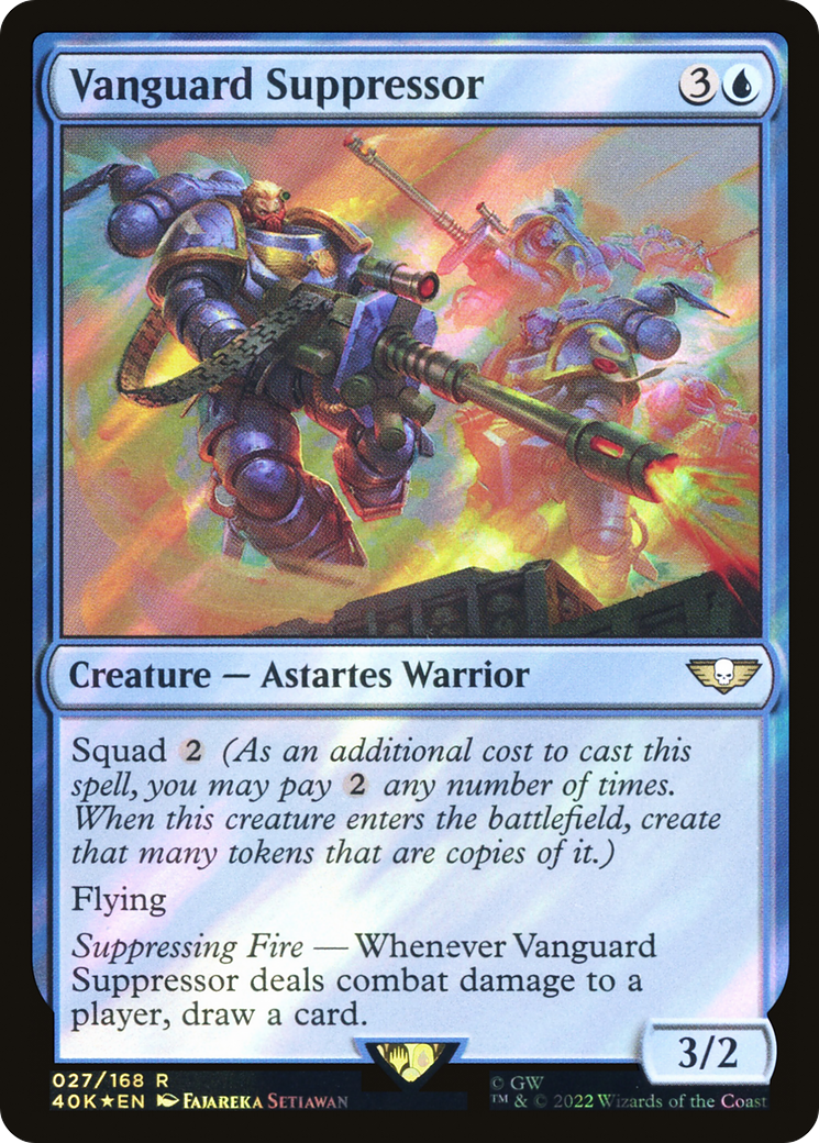 Vanguard Suppressor (Surge Foil) (40K-27★) - Warhammer 40,000 Commander Foil