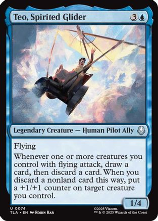 Teo, Spirited Glider (TLA-074) - Avatar: The Last Airbender