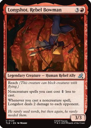 Longshot, Rebel Bowman (TLE-120) - Avatar: The Last Airbender: Eternal-Legal