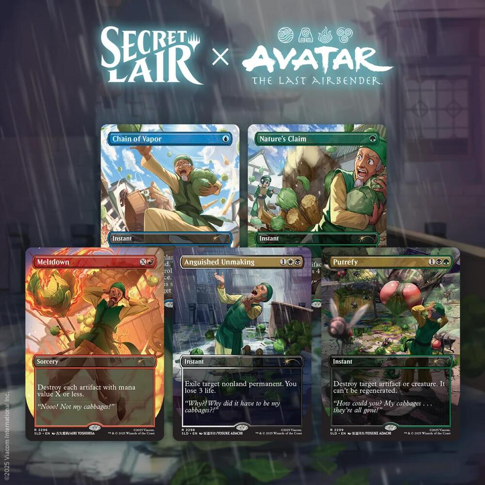 Magic the Gathering - Secret Lair x Avatar - My Cabbages! - Non-Foil