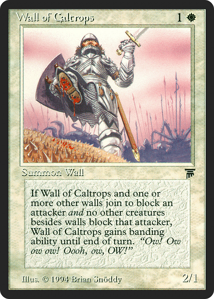 Wall of Caltrops (LEG-42) - Legends