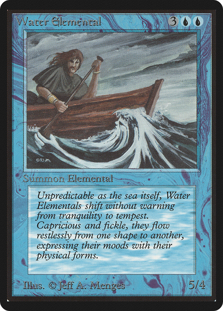 Water Elemental (LEB-92) - Limited Edition Beta
