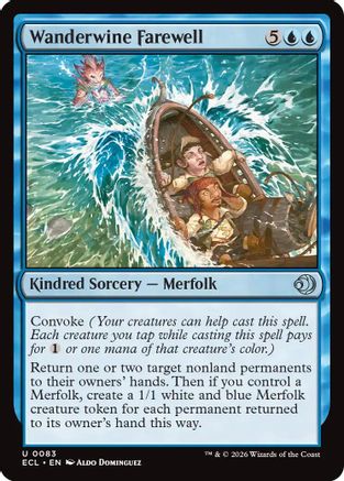 Wanderwine Farewell (ECL-083) - Lorwyn Eclipsed Foil