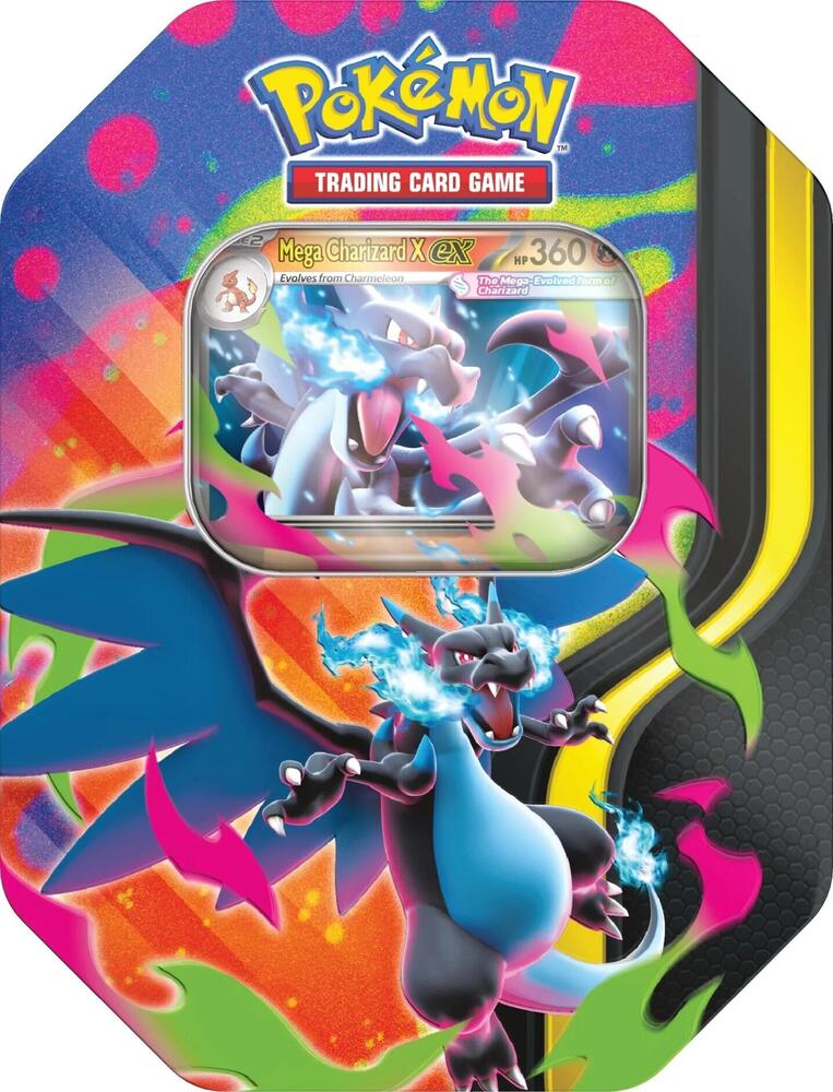 Pokemon - Mega Charizard Tin - Mega Charizard X
