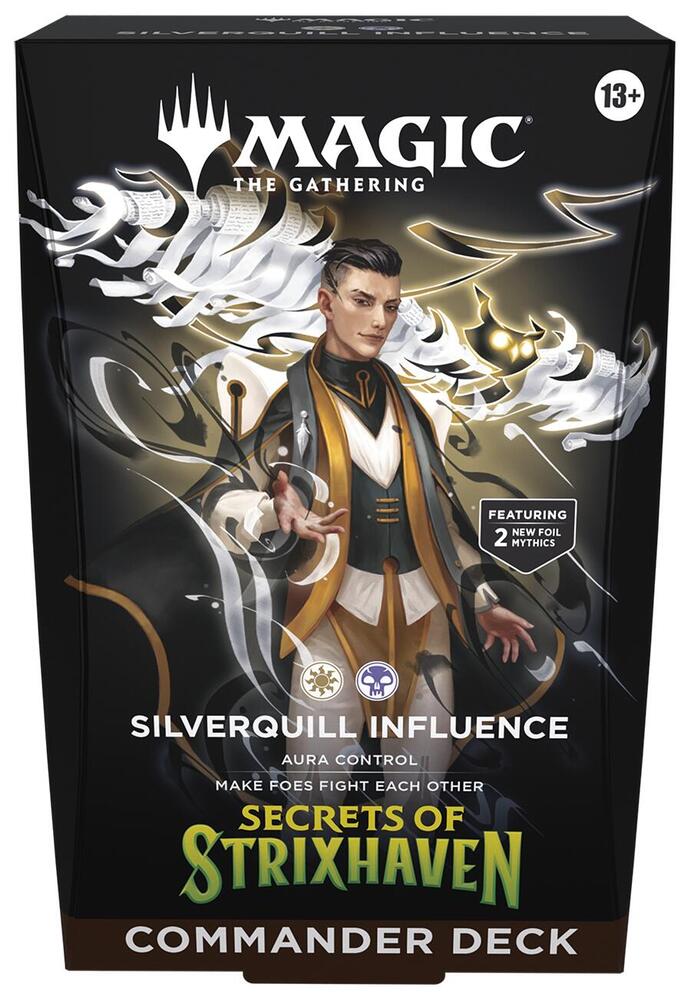 Magic the Gathering - Secrets of Strixhaven - Silverquill Influence Commander Deck