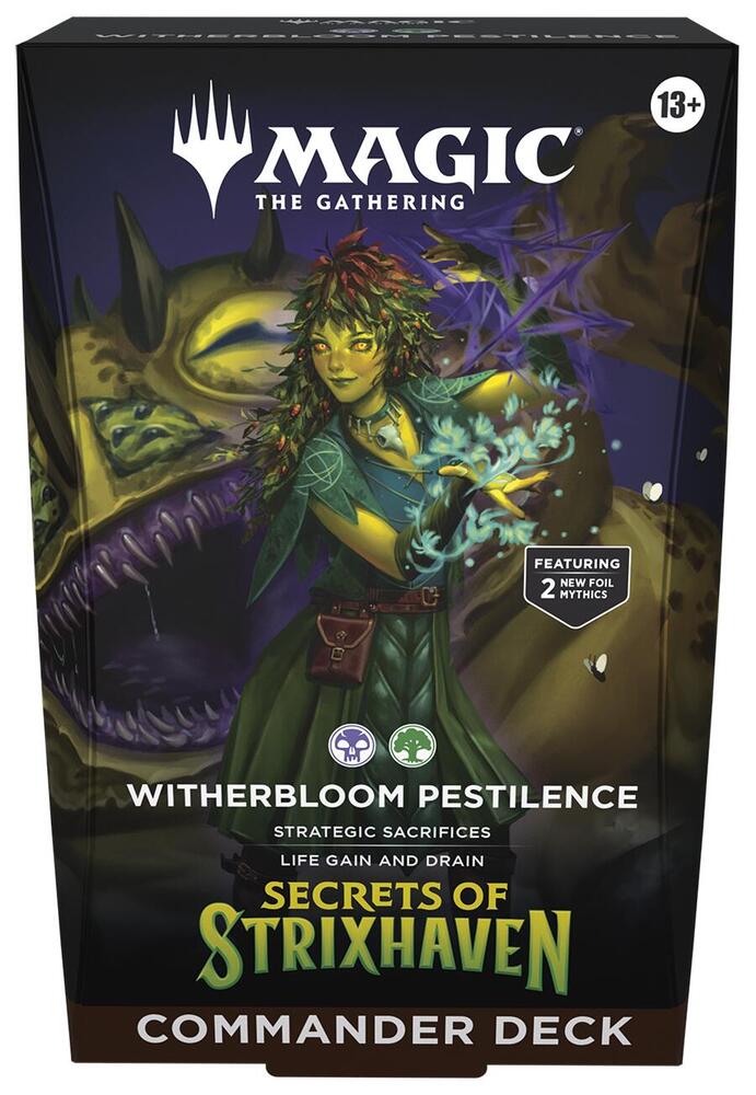 Magic the Gathering - Secrets of Strixhaven - Witherbloom Pestilence Commander Deck