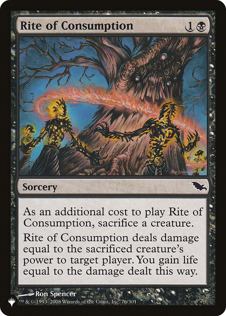 Rite of Consumption (LIST-076/301) - The List