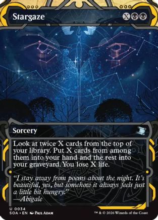 constellation mtg cards Stargaze (SOA-034)