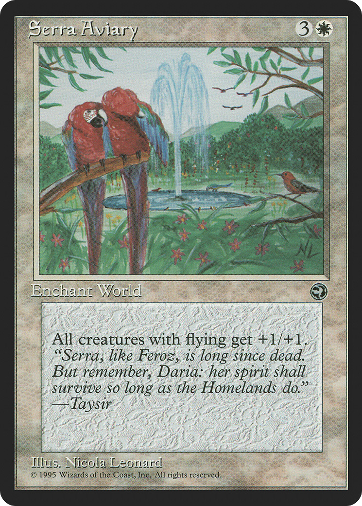 Serra Aviary (HML-14) - Homelands