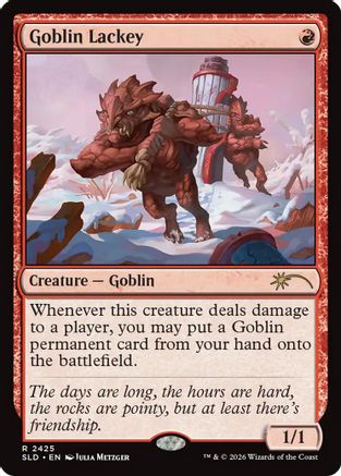 Goblin Lackey (SLD-2425) - Secret Lair Drop Series