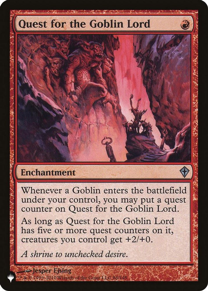 Quest for the Goblin Lord (LIST-086) - The List Reprints