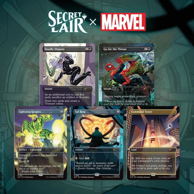 Magic the Gathering - Secret Lair x Marvel - Spider-Man: Villainous Plots - Non-Foil