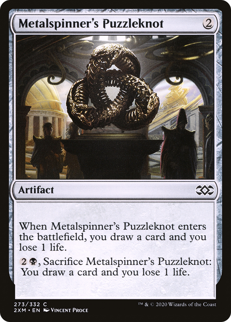 Metalspinner's Puzzleknot (2XM-273) - Double Masters Foil