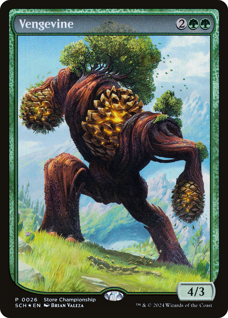 Vengevine (GAME-026) - Store Championships: (Full Art) Foil