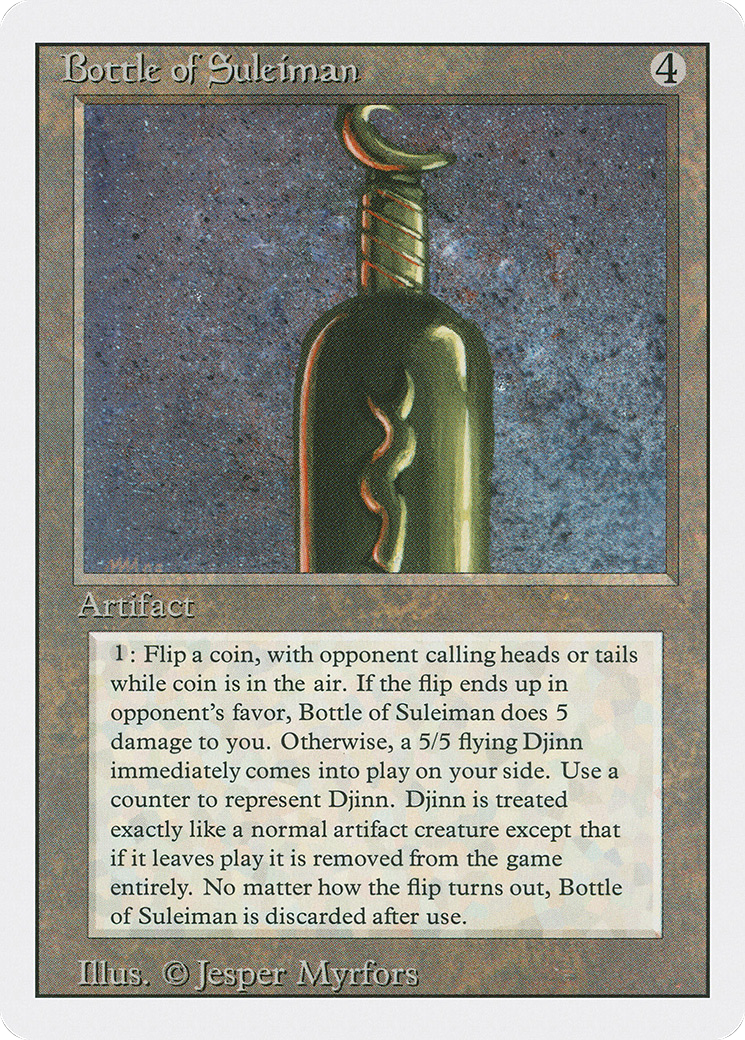 Bottle of Suleiman (3ED-237) - Revised Edition
