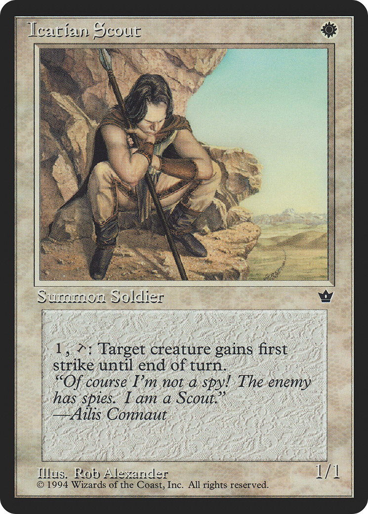 Icatian Scout (Alexander) (FEM-13) - Fallen Empires