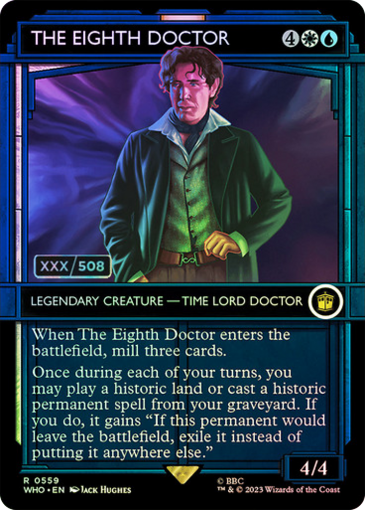 The Eighth Doctor (Serial Numbered) (WHO-559) - Doctor Who: (Showcase) (Borderless) Foil