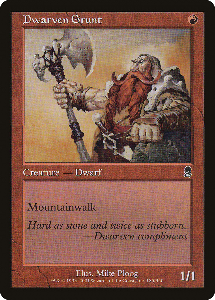 Dwarven Grunt (ODY-185) - Odyssey