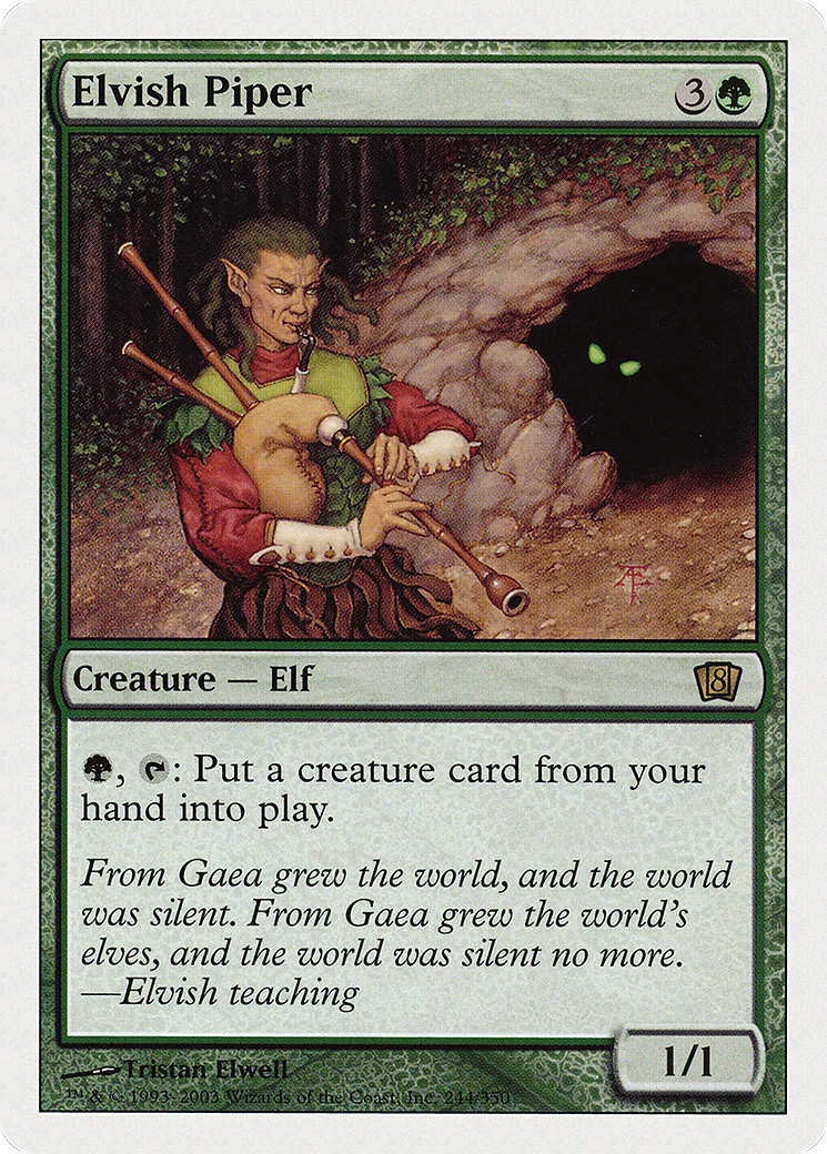 Elvish Piper (8ED-244) - 8th Edition