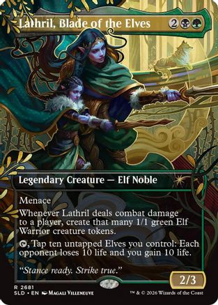 Lathril, Blade of the Elves (SLD-2681) - Secret Lair Drop Series