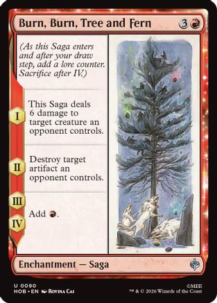 Burn, Burn, Tree and Fern (HOB-090) - The Hobbit Foil