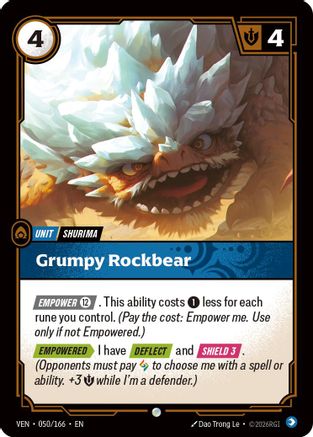 Grumpy Rockbear (050/166) - Vendetta