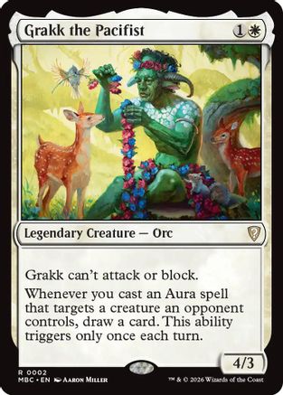 Grakk the Pacifist (MBC-002) - Mystery Booster Commander Edition