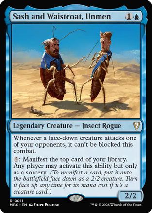 Sash and Waistcoat, Unmen (MBC-011) - Mystery Booster Commander Edition