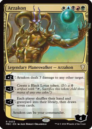 Arzakon (MBC-033) - Mystery Booster Commander Edition