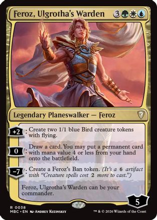 Feroz, Ulgrotha's Warden (MBC-038) - Mystery Booster Commander Edition