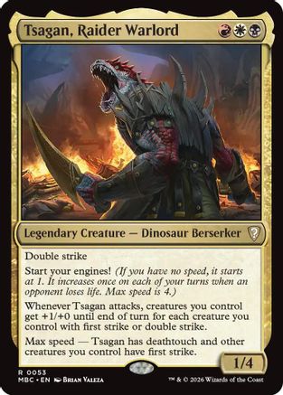 Tsagan, Raider Warlord (MBC-053) - Mystery Booster Commander Edition