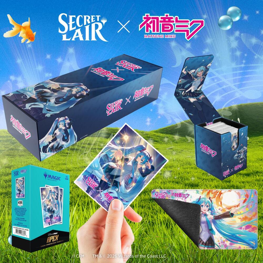 Magic the Gathering - Secret Lair - Hatsune Miku Fan Merch Bundle