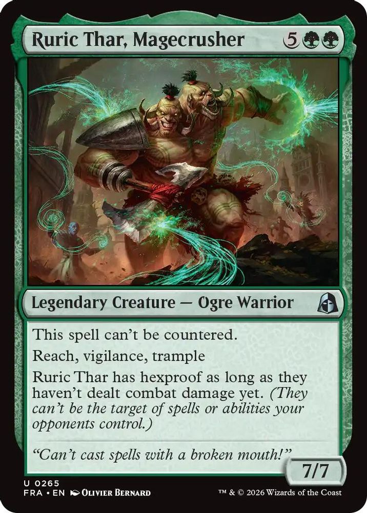 Ruric Thar, Magecrusher (FRA-265) - Reality Fracture Foil