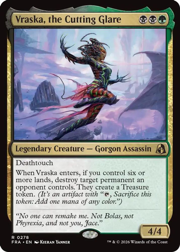 Vraska, the Cutting Glare (FRA-278) - Reality Fracture